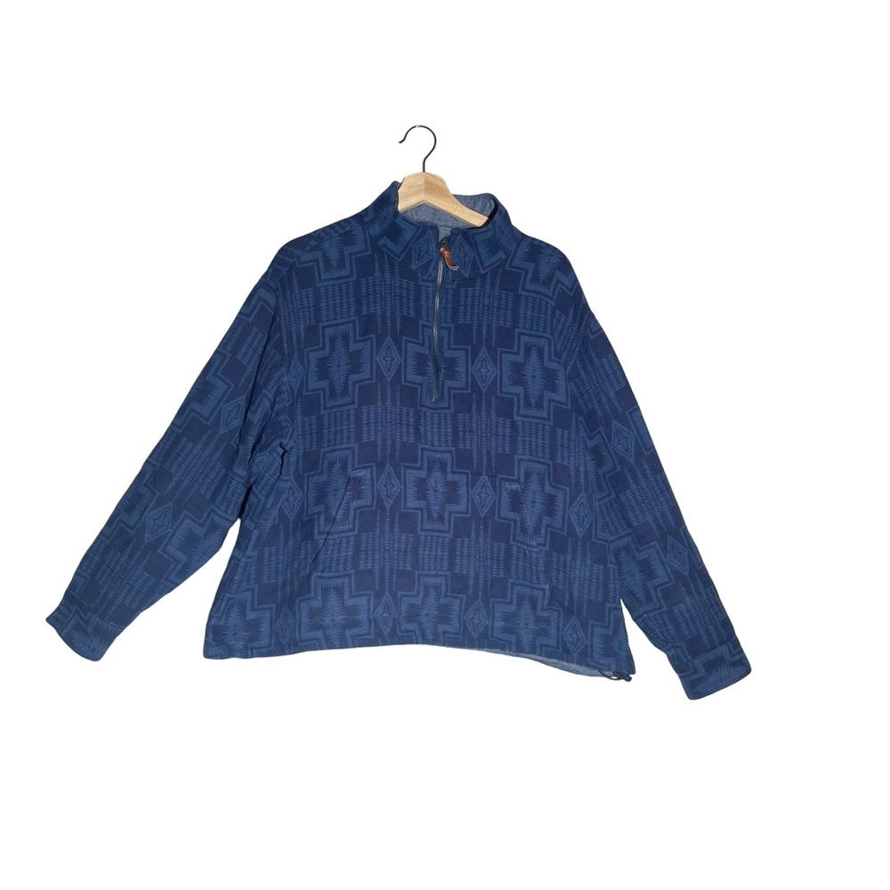 Pendleton Women’s Aztec Half Zip Pullover Sweater… - image 2